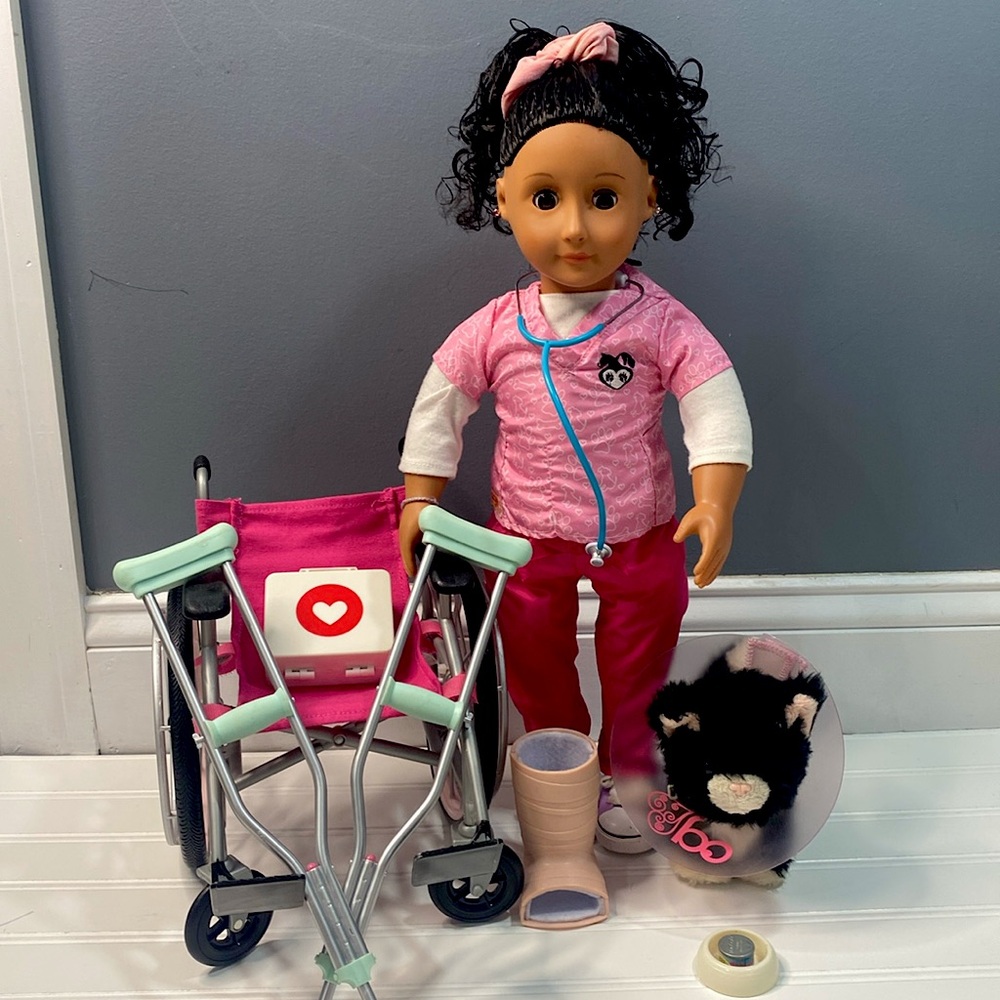 This is a medical American girl doll set the doll is not included